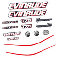 Evinrude 175HK E-TEC Påhängsmotorn Dekaler – Vinyldekalset