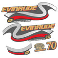Evinrude 70HK 4-takt Påhängsmotorn Dekaler – Vinyldekalset