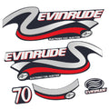Evinrude 70HK 4-takt Påhängsmotorn Dekaler – Vinyldekalset