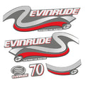 Evinrude 70HK 4-takt Påhängsmotorn Dekaler – Vinyldekalset