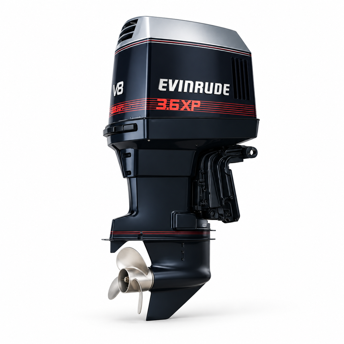 Evinrude V8 3.6 XP Påhängsmotorn Dekaler – Vinyldekalset