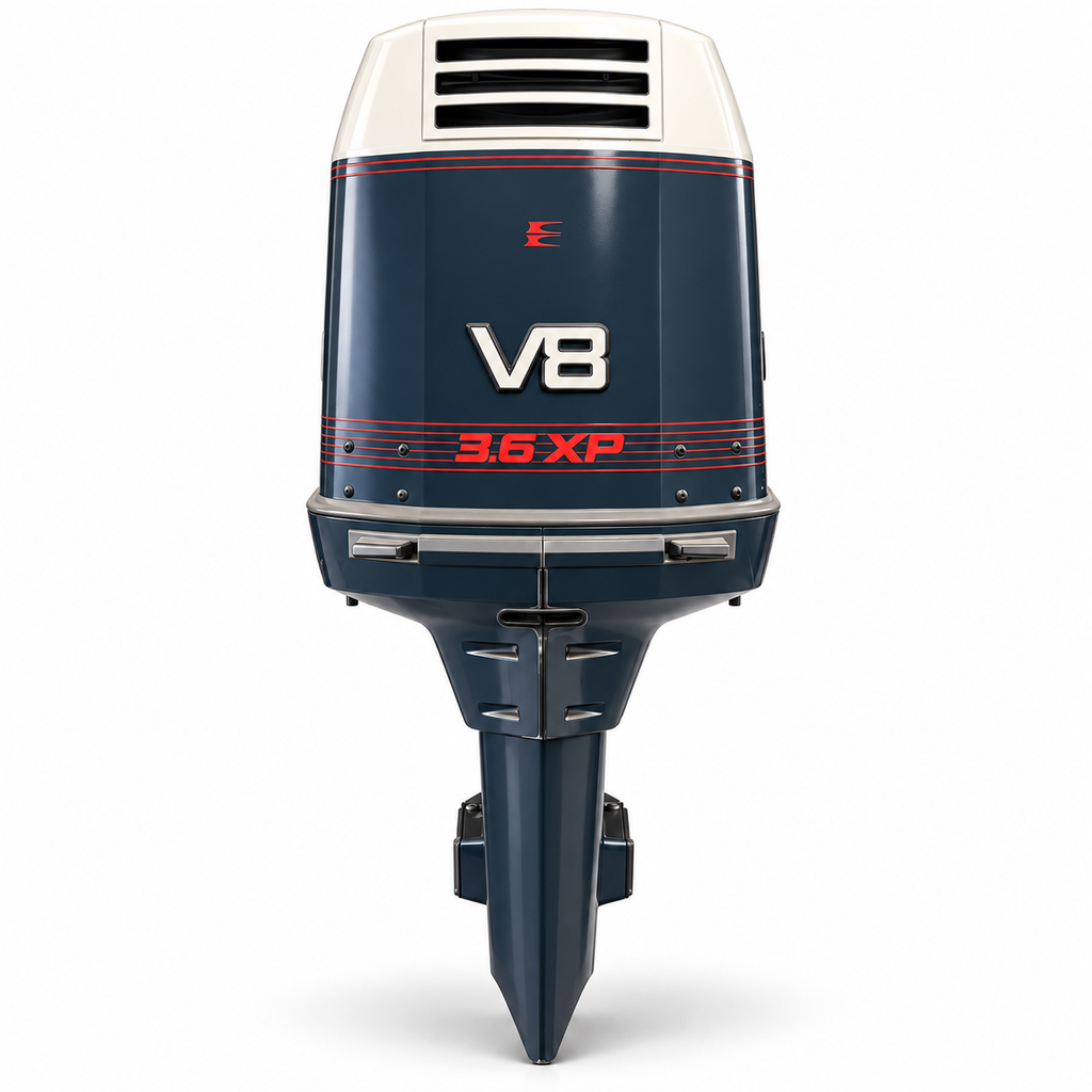 Evinrude V8 3.6 XP Påhängsmotorn Dekaler – Vinyldekalset