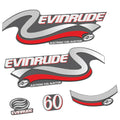 Evinrude 60HK 4-takt Påhängsmotorn Dekaler – Vinyldekalset