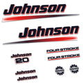 Johnson 20HK 4-takt Påhängsmotorn Dekaler – Vinyldekalset