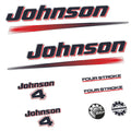 Johnson 4HK 4-takt Påhängsmotorn Dekaler – Vinyldekalset