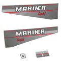 Mariner 8HK 2-takt 1991-1996 Påhängsmotorn Dekaler – Vinyldekalset