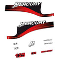 Mercury 125HK Påhängsmotorn Dekaler – Vinyldekalset
