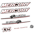 Mercury 135HK Påhängsmotorn Dekaler – Vinyldekalset