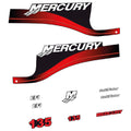 Mercury 135HK Påhängsmotorn Dekaler – Vinyldekalset