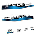 Mercury 15HK 2-takt 1999-2006 Påhängsmotorn Dekaler – Vinyldekalset