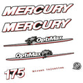 Mercury 175HK Påhängsmotorn Dekaler – Vinyldekalset