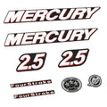 Mercury 2.5HK 4-takt Påhängsmotorn Dekaler – Vinyldekalset