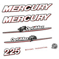 Mercury 225HK Påhängsmotorn Dekaler – Vinyldekalset