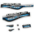 Mercury 225HK 1999-2001 Påhängsmotorn Dekaler – Vinyldekalset