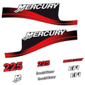 Mercury 225HK Påhängsmotorn Dekaler – Vinyldekalset