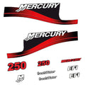 Mercury 250HK Påhängsmotorn Dekaler – Vinyldekalset