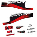 Mercury 250HK Påhängsmotorn Dekaler – Vinyldekalset