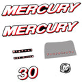 Mercury 30HK 4-takt 2006-2010 Påhängsmotorn Dekaler – Vinyldekalset