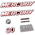 Mercury 30HK 4-takt 2006-2010 Påhängsmotorn Dekaler – Vinyldekalset