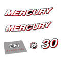 Mercury 30HK 4-takt 2006-2012 Påhängsmotorn Dekaler – Vinyldekalset