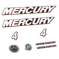 Mercury 4HK 4-takt Påhängsmotorn Dekaler – Vinyldekalset