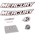 Mercury 40HK 4-takt Påhängsmotorn Dekaler – Vinyldekalset