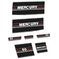 Mercury 50HK 2-takt 1990-1991 Påhängsmotorn Dekaler – Vinyldekalset