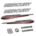 Mercury 8HK 4-takt 2013-2017 Påhängsmotorn Dekaler – Vinyldekalset