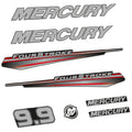 Mercury 9.9HK 4-takt 2013-2017 Påhängsmotorn Dekaler – Vinyldekalset