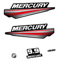 Mercury 9.9HK 2-takt Påhängsmotorn Dekaler – Vinyldekalset