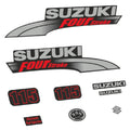 Suzuki 115HK 4-takt 2003-2009 Påhängsmotorn Dekaler – Vinyldekalset