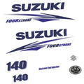 Suzuki 140HK 4-takt 2010-2013 Påhängsmotorn Dekaler – Vinyldekalset