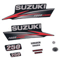 Suzuki 250HK 4-takt 2010-2013 Påhängsmotorn Dekaler – Vinyldekalset