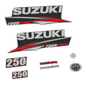 Suzuki 250HK 4-takt 2010-2013 Påhängsmotorn Dekaler – Vinyldekalset