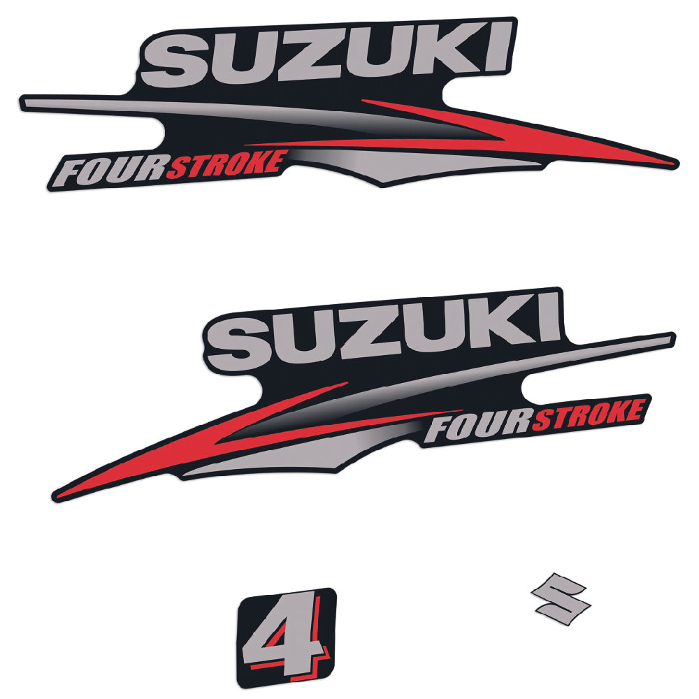 Suzuki 4HK 4-takt 2010-2013 Påhängsmotorn Dekaler – Vinyldekalset