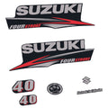 Suzuki 40HK 4-takt 2010-2013 Påhängsmotorn Dekaler – Vinyldekalset