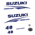 Suzuki 40HK 4-takt 2010-2013 Påhängsmotorn Dekaler – Vinyldekalset