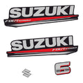 Suzuki 6HK 4-takt 2017 Påhängsmotorn Dekaler – Vinyldekalset
