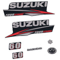 Suzuki 60HK 4-takt 2010-2013 Påhängsmotorn Dekaler – Vinyldekalset