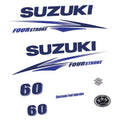 Suzuki 60HK 4-takt 2010-2013 Påhängsmotorn Dekaler – Vinyldekalset