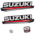 Suzuki 8HK 4-takt 2017 Påhängsmotorn Dekaler – Vinyldekalset