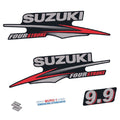 Suzuki 9.9HK 4-takt 2010-2013 Påhängsmotorn Dekaler – Vinyldekalset