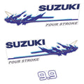 Suzuki 9.9HK 4-takt 2003-2009 Påhängsmotorn Dekaler – Vinyldekalset