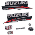 Suzuki 90HK 4-takt 2010-2013 Påhängsmotorn Dekaler – Vinyldekalset