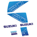 Suzuki 20HK 2-takt Påhängsmotorn Dekaler – Vinyldekalset