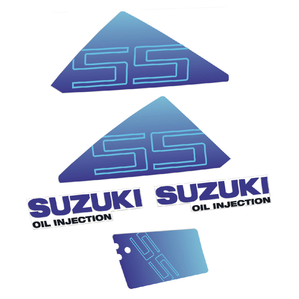 Suzuki 55HK 2-takt Påhängsmotorn Dekaler – Vinyldekalset