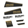 Suzuki 85HK 2-takt 1986-1987 Påhängsmotorn Dekaler – Vinyldekalset