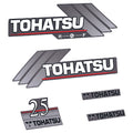 Tohatsu 25HK 2-takt 1996-2005 Påhängsmotorn Dekaler – Vinyldekalset