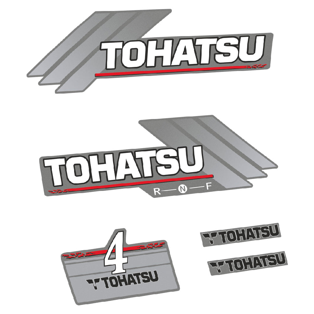 Tohatsu 4HK 2-takt 1996-2005 Påhängsmotorn Dekaler – Vinyldekalset