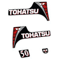 Tohatsu 50HK 2-takt Påhängsmotorn Dekaler – Vinyldekalset